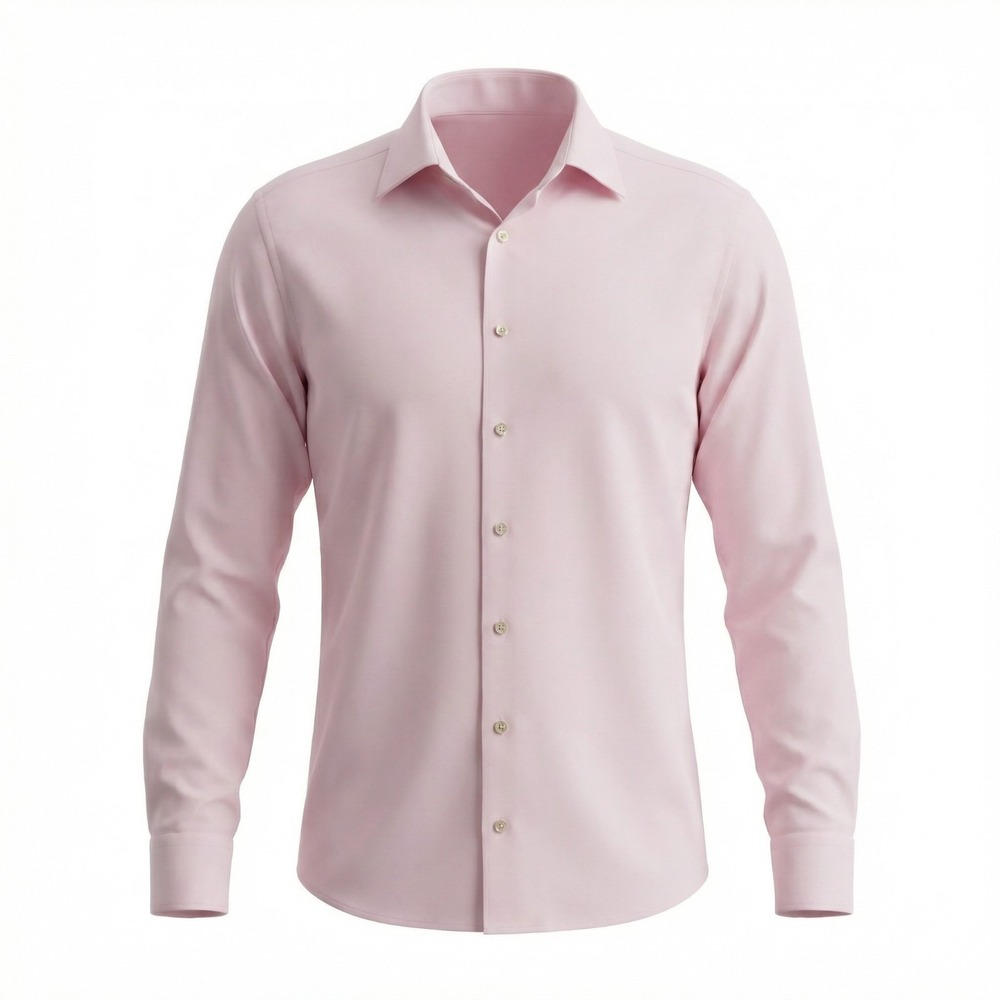 Eton Slim Mens 16.5‎ - 42 Pink Tiny Squares Button Up Long Sleeve Dress Shirt